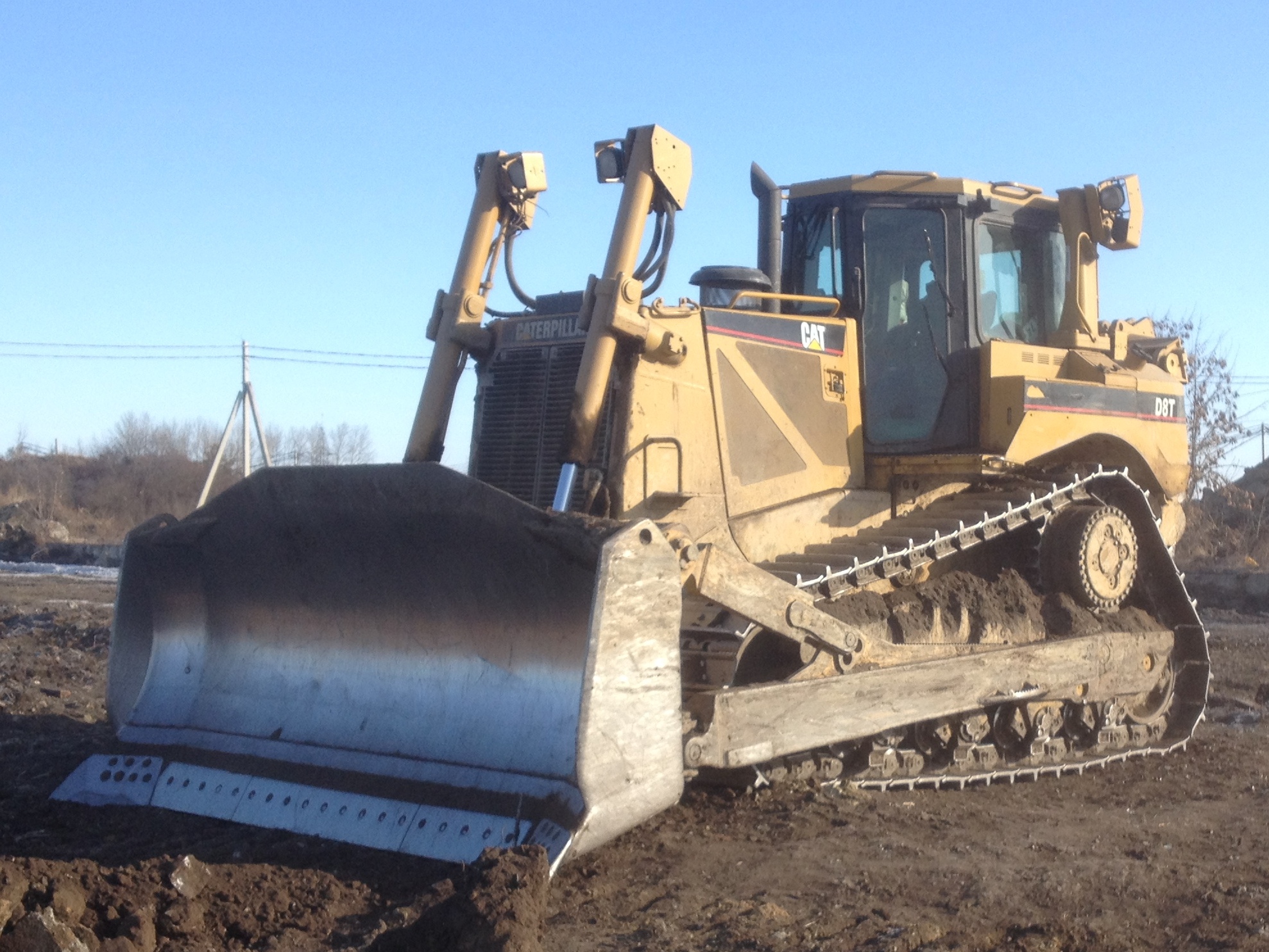 ���� ��������� ����������� cat-D8� � �